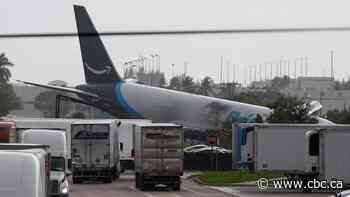 5 dead after Amazon cargo plane barrels off Miami runway and smashes into cars: police