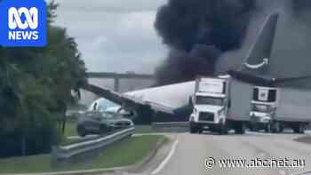 At least five dead after Amazon plane overruns runway at Miami Airport