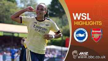 Baum scores on debut as Arsenal edge Brighton