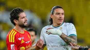 Darwin Nunez held back in furious clash days after ex-Liverpool star speaks out