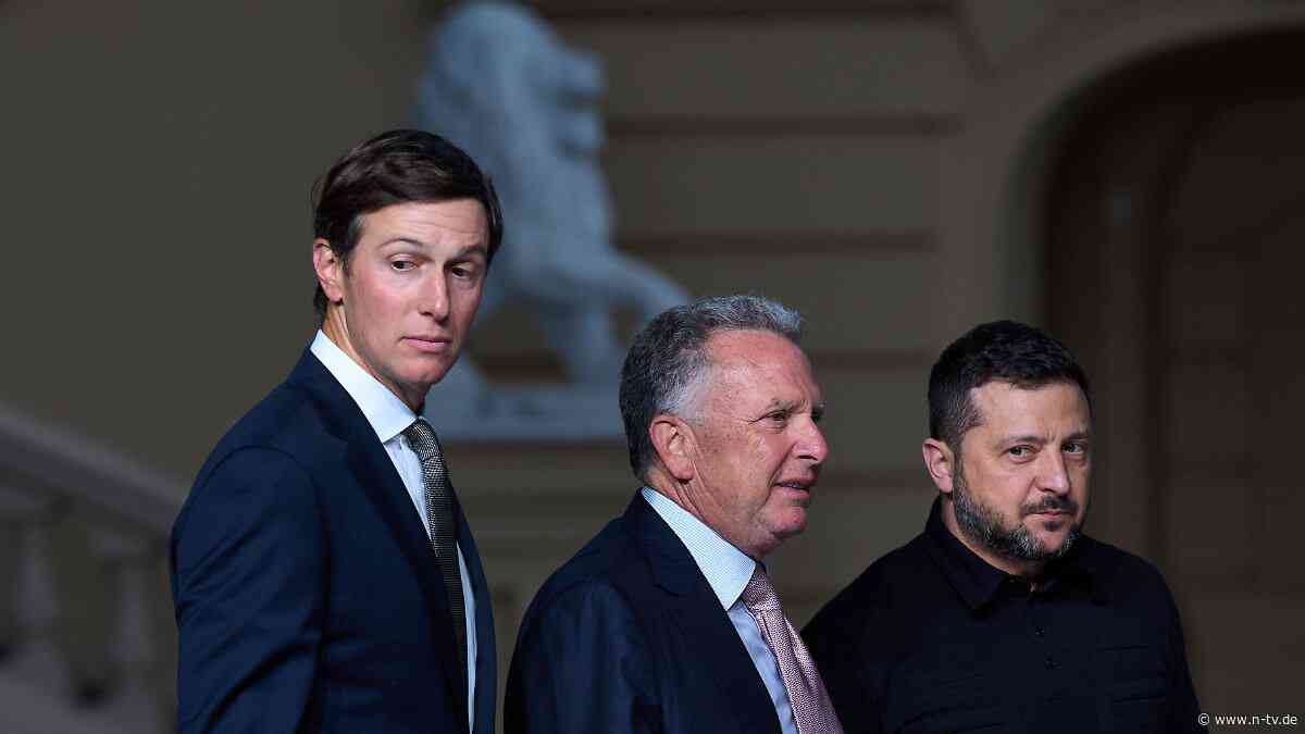 Endlich mal Ruhe in Kiew: Der Besuch von Witkoff und Kushner brachte wenigstens einen konkreten Erfolg