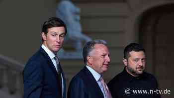 Endlich mal Ruhe in Kiew: Der Besuch von Witkoff und Kushner brachte wenigstens einen konkreten Erfolg