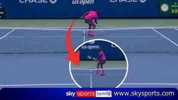 Have you ever seen anything like it? Tiafoe pulls off incredible pirouette shot!