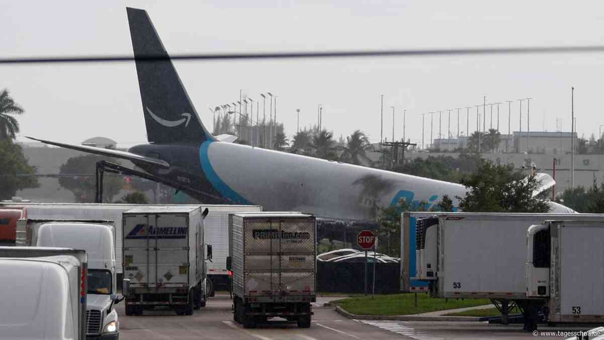 Mindestens fünf Tote nach Unfall mit Amazon-Frachtflugzeug in Miami