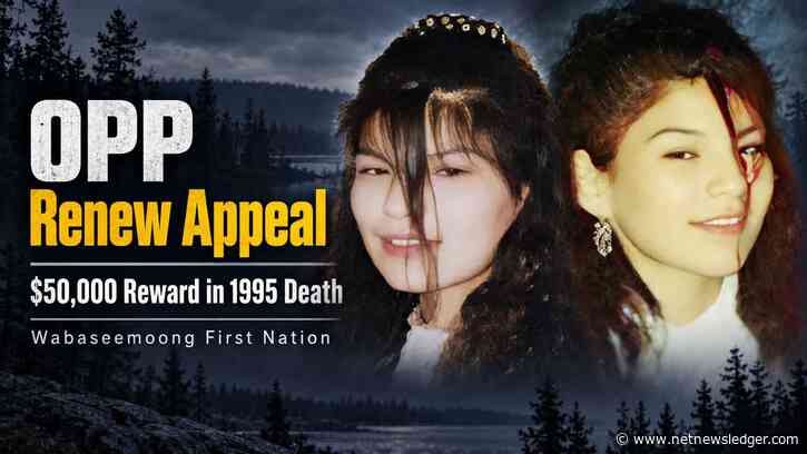 OPP offer a $50,000 reward for information in the 1995 death of Evaleen Cameron