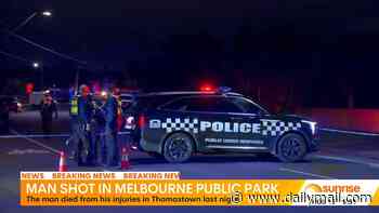 Gunman on the run after shooting and killing a man outside a home in Melbourne