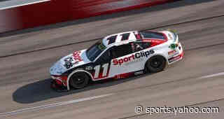 Denny Hamlin backslides in Southern 500 after wall contact in final stage