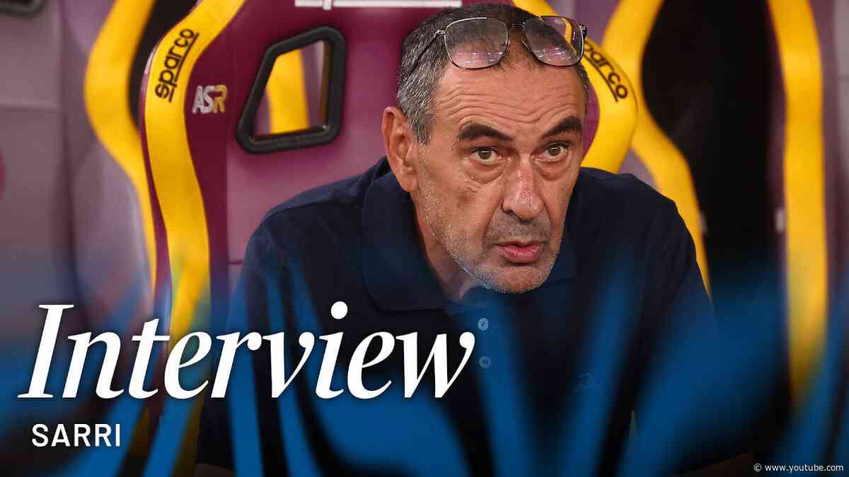 Sarri: "Rammarico per come è maturato il risultato" | Roma-Atalanta 2-1 | 3ª Serie A 26/27 -ENG SUBs
