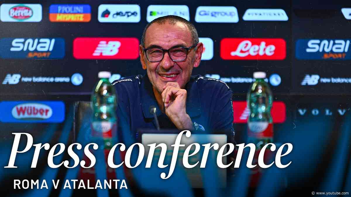 Roma-Atalanta | La conferenza stampa di Maurizio Sarri 📹🎙️ | MD3 Serie A Enilive 2026/27