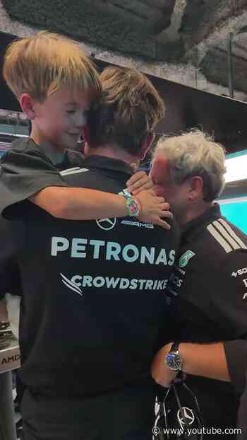 Unbeatable feeling in the garage after an incredible 1-2 👏👏