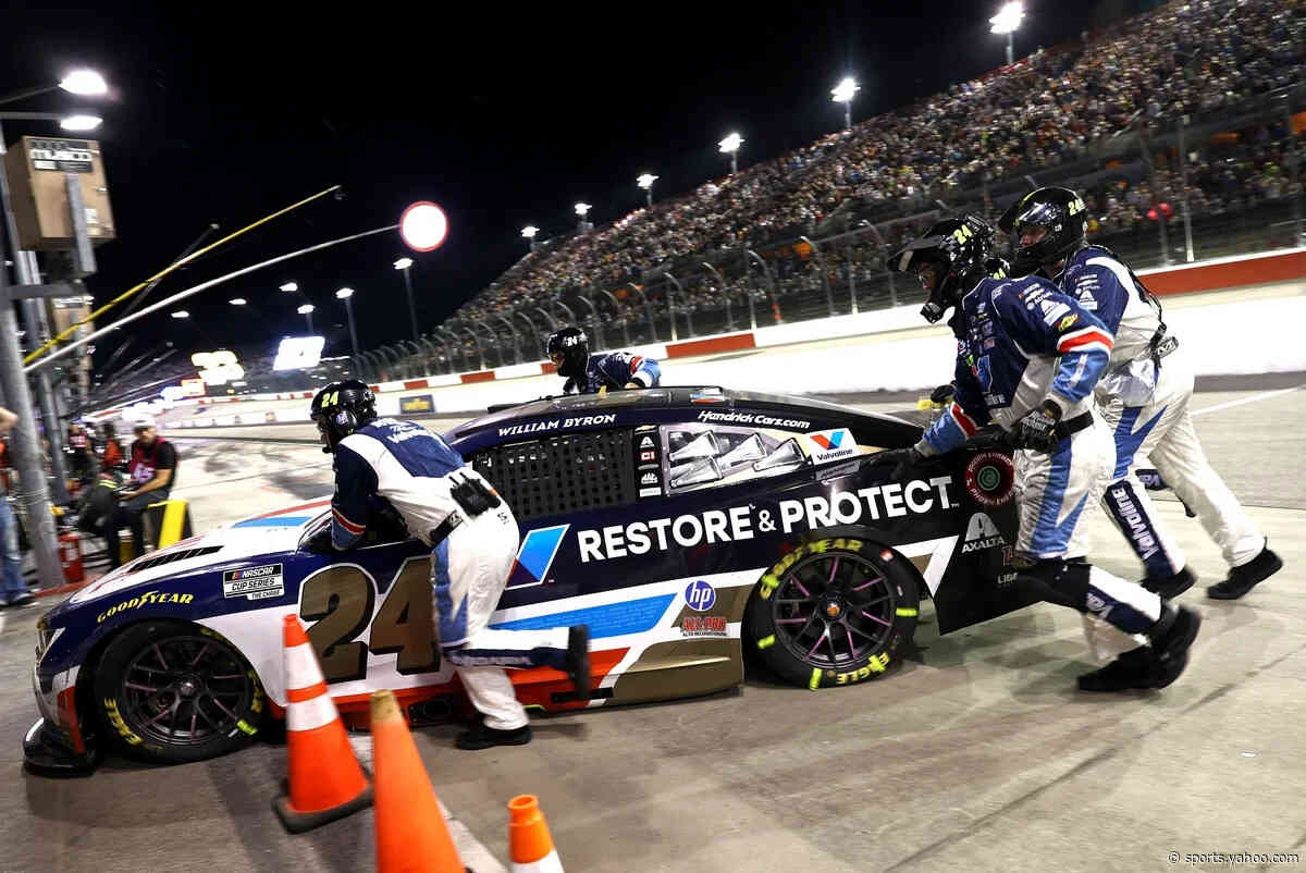 William Byron confounded by engine blowout that led to DNF at Darlington