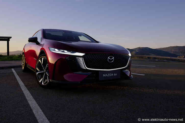Mazda 6e: E-Limousine soll künftig besser laden