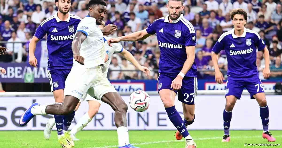 Anderlecht kan alvast één groot positief punt meepakken uit voorbije matchen, maar... "Niet enkel hun schuld"