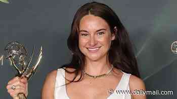 Shailene Woodley puts on a leggy display in white mini dress before nabbing her first Emmy as she leads stars at night two of the glitzy show