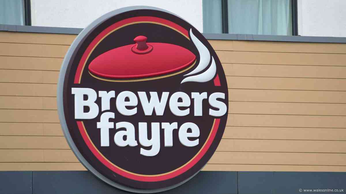 Brewers Fayre shutting 89 restaurants today — list of every location affected