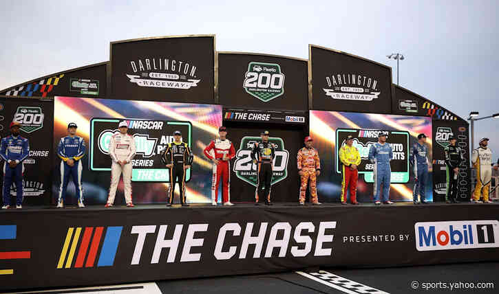 NASCAR O'Reilly Series standings with 8 races left in the 2026 Chase