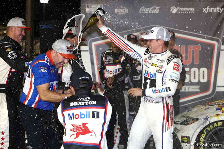 Christopher Bell was in rare comedic form after winning the Southern 500