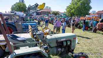 Taktgefühl im Zelt und auf der Wiese: Tanzlmusi feiert mit Gästen und Oldtimern