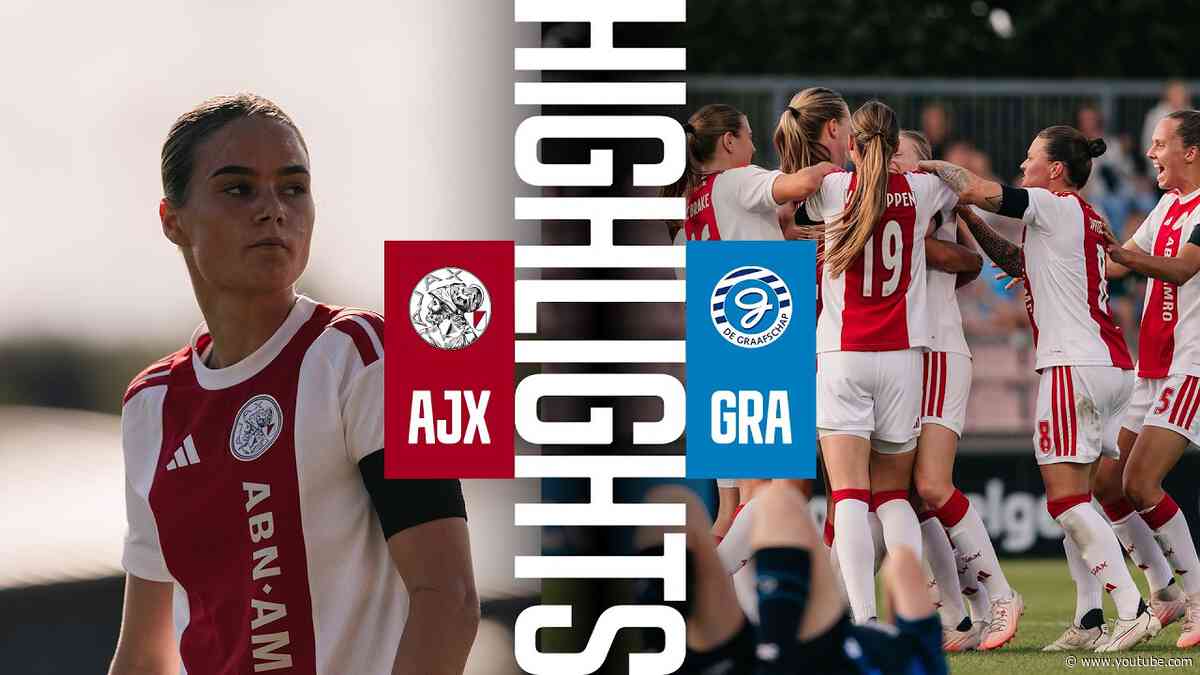 Thrilling end in Amsterdam 😱 | Highlights Ajax Vrouwen - De Graafschap | Vrouwen Eredivisie