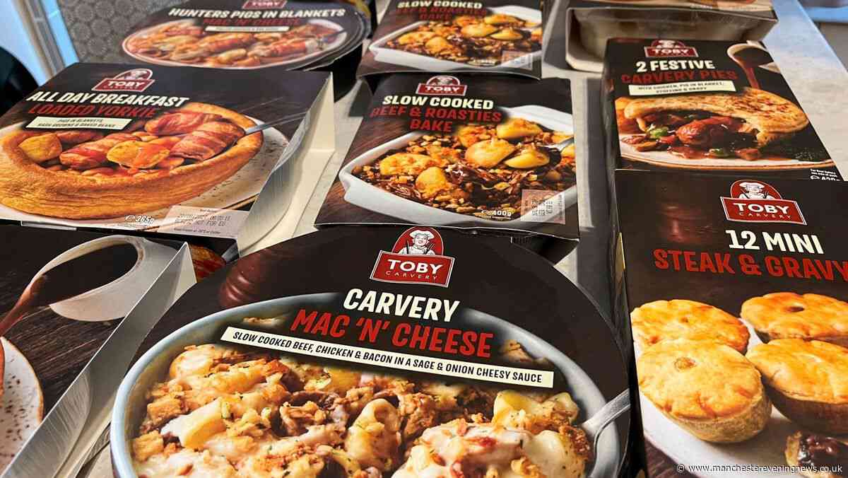 Toby Carvery £4.75 range lands at Iceland so we ditched the restaurant to dine at home