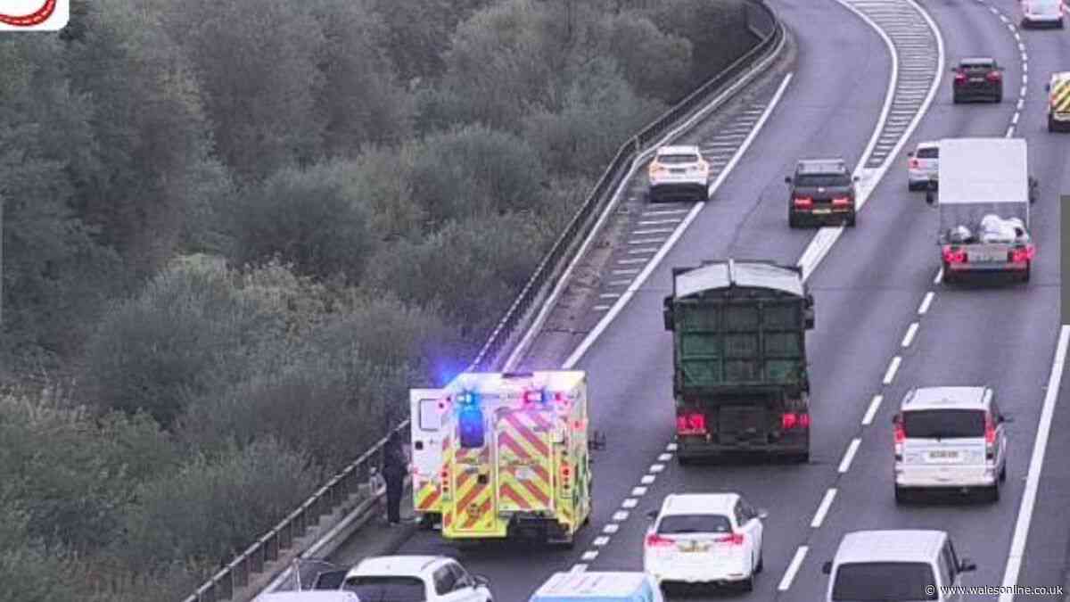 Crash causing major congestion on M4 near Newport - live updates
