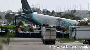 Five dead as Amazon cargo plane crashes off Miami runway and bursts into flames