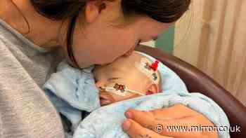 'We only had our baby home for 5 days and sang his favourite song to him as he died'