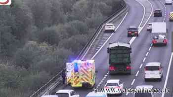 Crash causes major congestion on M4 near Newport