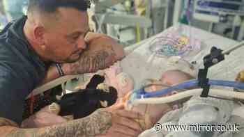 Our baby's heart swelled to cover most of her chest - doctors said her chances were slim