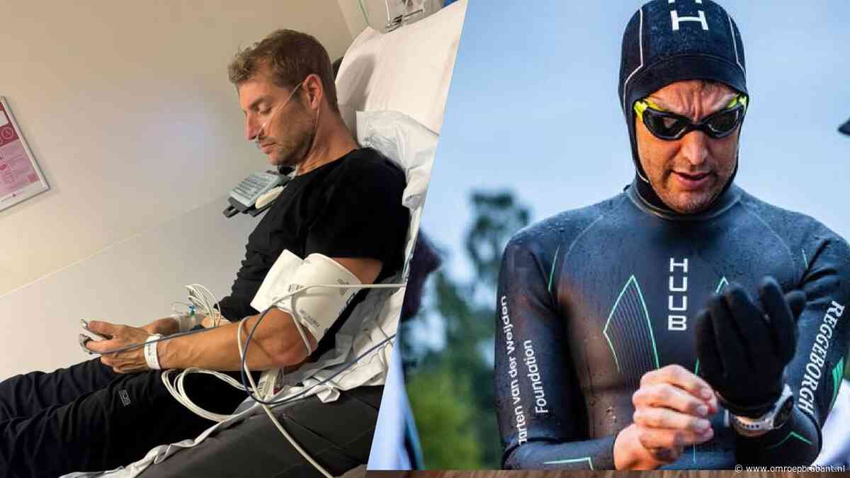 Maarten van der Weijden belandt 2 weken na monsterzwemtocht in ziekenhuis
