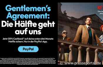 PayPal-Kund:innen können 50 % Cashback auf die ersten drei Monate ihres Netflix-Abos erhalten