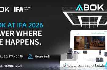 ABOK auf der IFA 2026: Smarte Energie für Zuhause und unterwegs