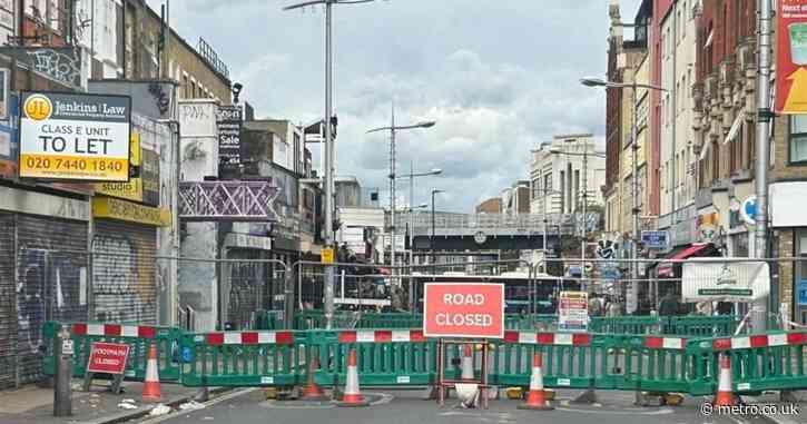 Busy south London road closed over emergency works on ‘dangerous’ former cinema