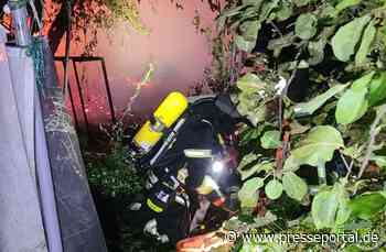 FW-Schermbeck: Brand Gartenlaube