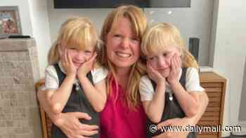 Mother who was told her twin girls had just a 10% chance of survival after 'devastating' pregnancy complication celebrates their first day of school