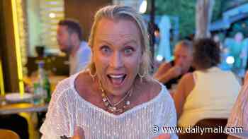 Friendly exes Lisa Curry and Grant Kenny reunite and share pasta and wine in Italy as they celebrate their son Jett's wedding to Lily Brown