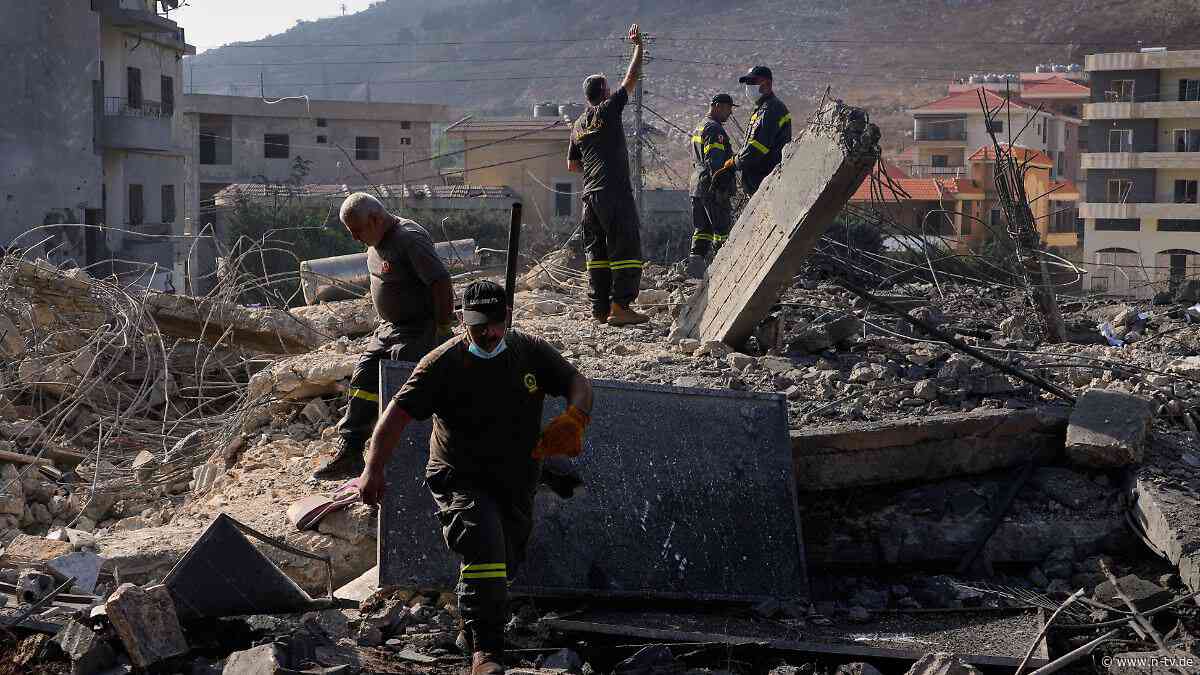 Dreietagiges Gebäude zerstört: Mindestens elf Tote bei israelischen Luftangriffen im Südlibanon