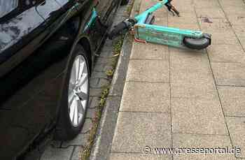 POL-BI: E-Scooter-Fahrer flüchtet zu Fuß