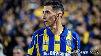 Di María given ovation during Messi tribute