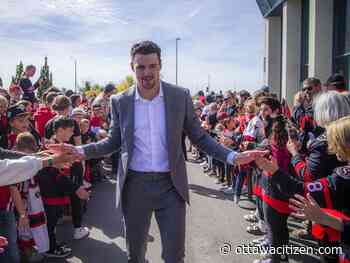 Drake Batherson puts Senators' new 'Hill We Choose' motto to the test