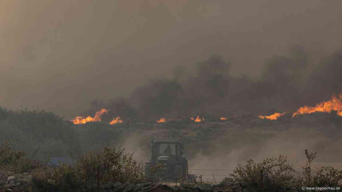 Meteorologen warnen vor Gesundheitsschäden durch Großfeuer