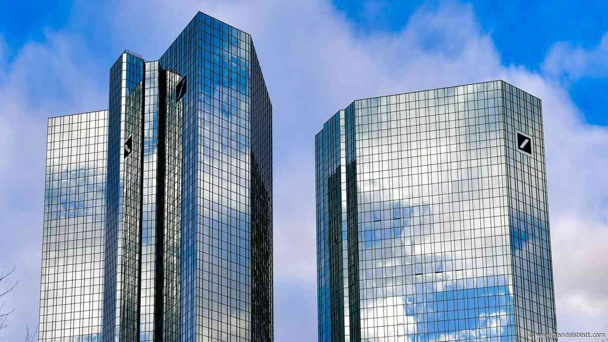 Banken: Deutsche Bank einigt sich mit Millionenkläger Schiraldi