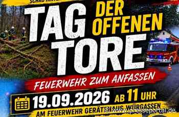 FW Beverungen: Feuerwehr zum Anfassen / Tag der offenen Tore in Würgassen