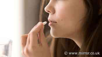 NHS amitriptyline advice two eye symptoms need 111 attention