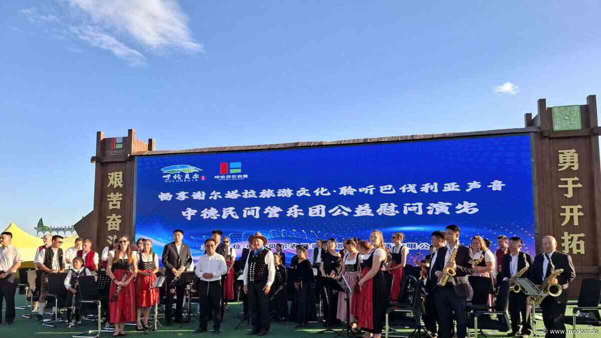 Musikvereine aus Altomünster spielen in der Inneren Mongolei