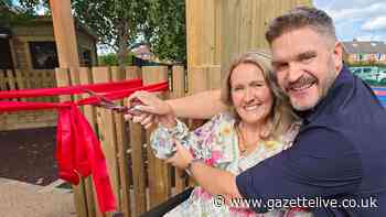 Beloved terminally ill headteacher unveils 'special legacy' of £100,000 play park