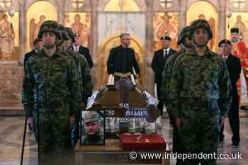 Serbia accused of glorifying convicted war criminal Ratko Mladic by allowing elaborate military funeral