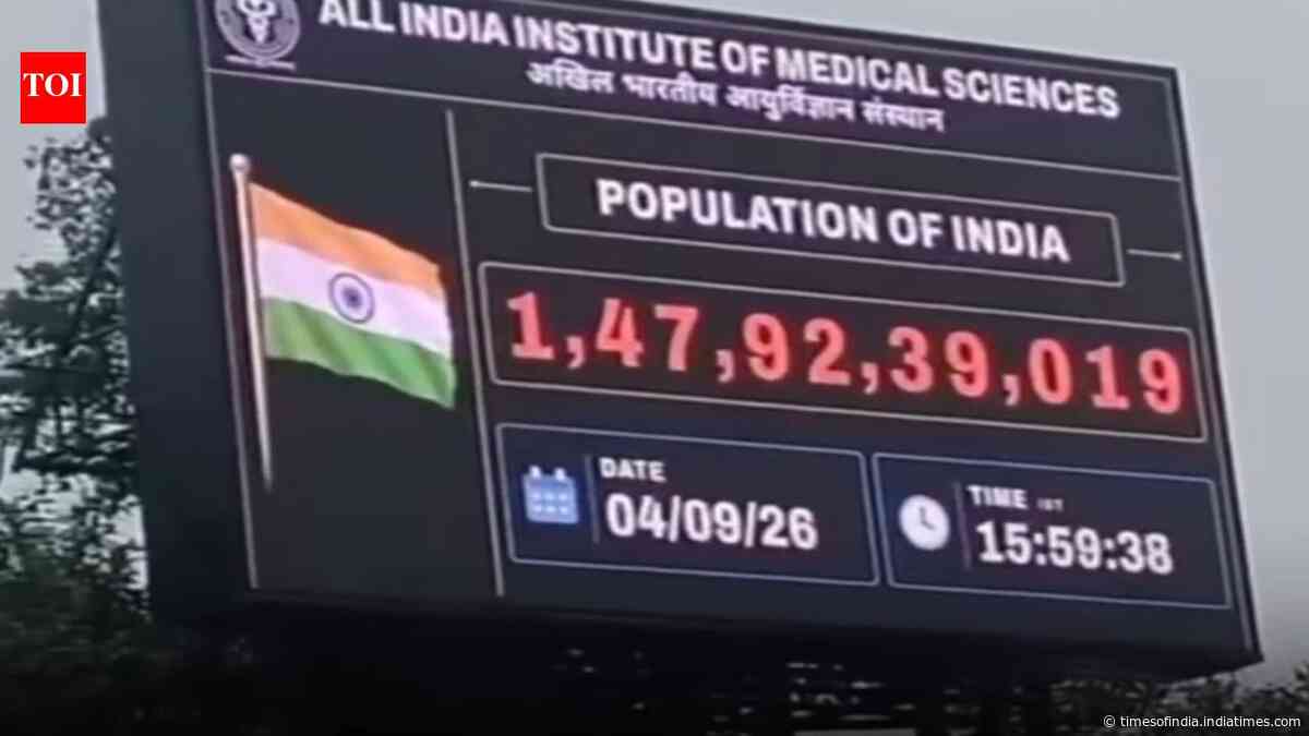 AIIMS Delhi displays live population count of India: How does it get data on newly born babies?