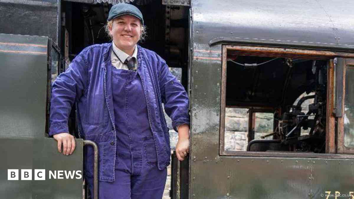 'Dream come true' as woman becomes steam train driver