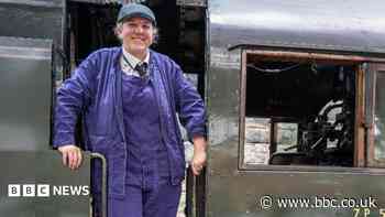 'Dream come true' as woman becomes steam train driver